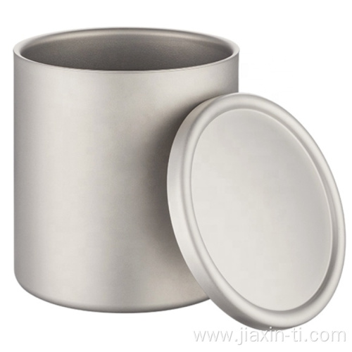 Titanium Double-Layer Camping Cup for Outdoor Camping